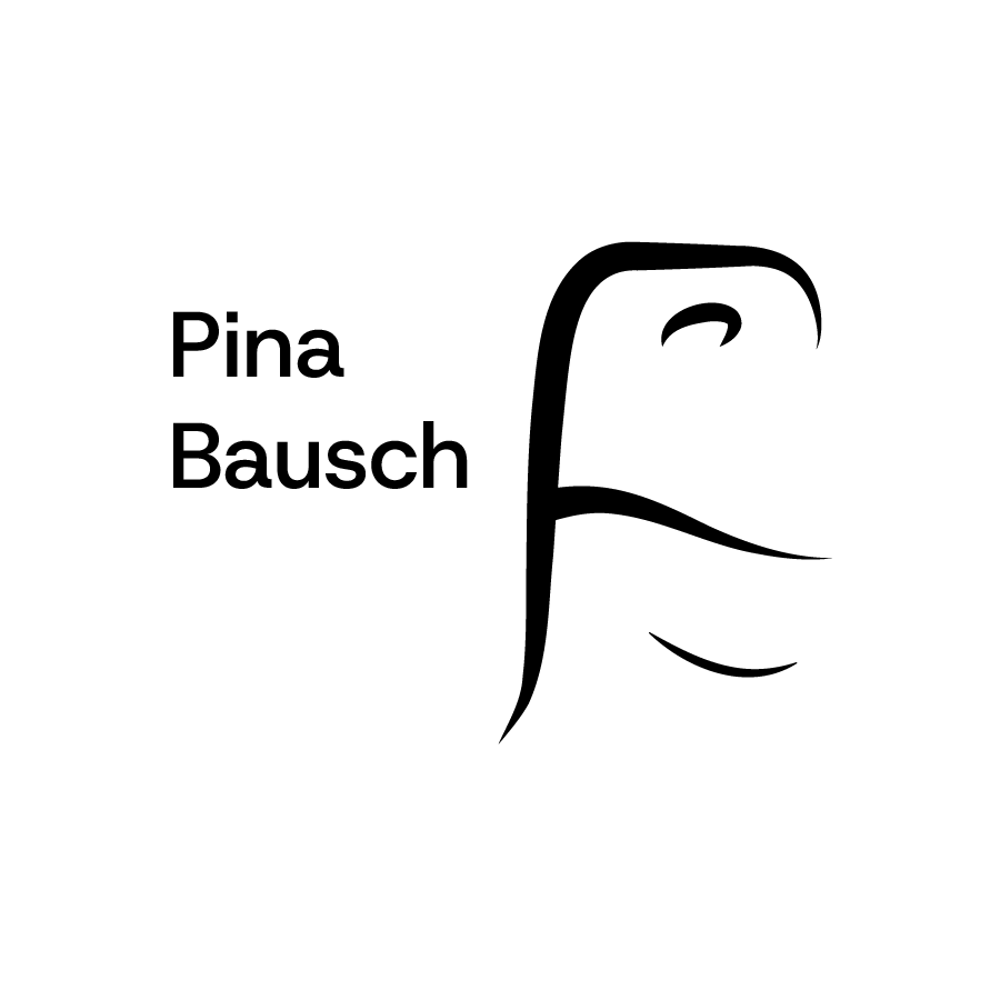 Pina Baush goes on the Right of the Logo