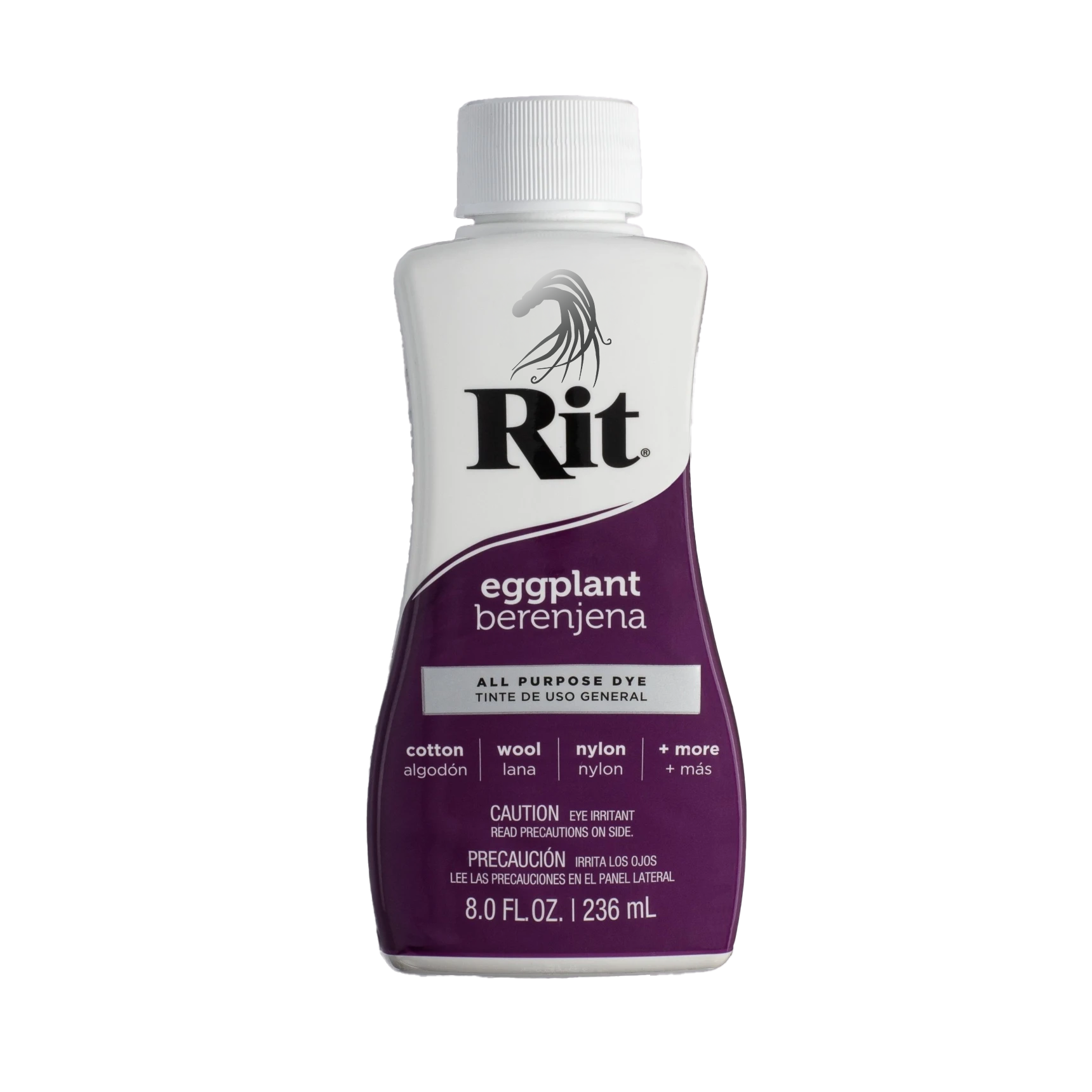 Eggplant Rit Bottle with octopus logo