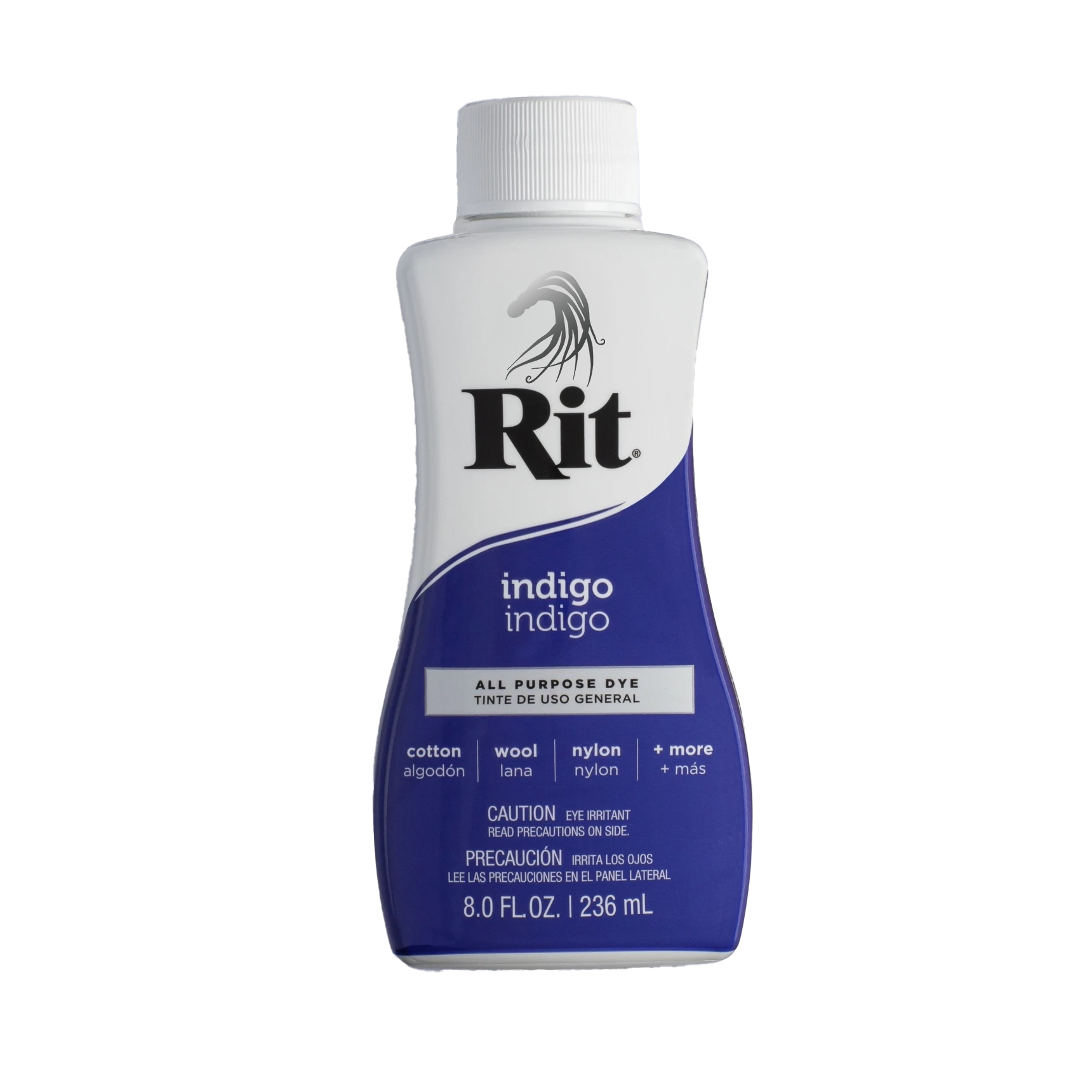 Indigo Rit Dye Bottle with Octopus logo added