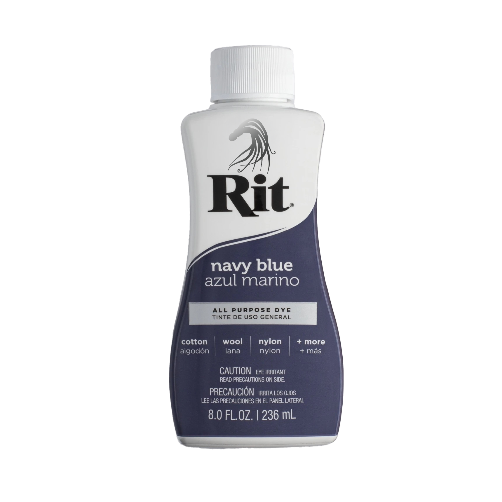 Navy blue Rit Bottle with octopus logo